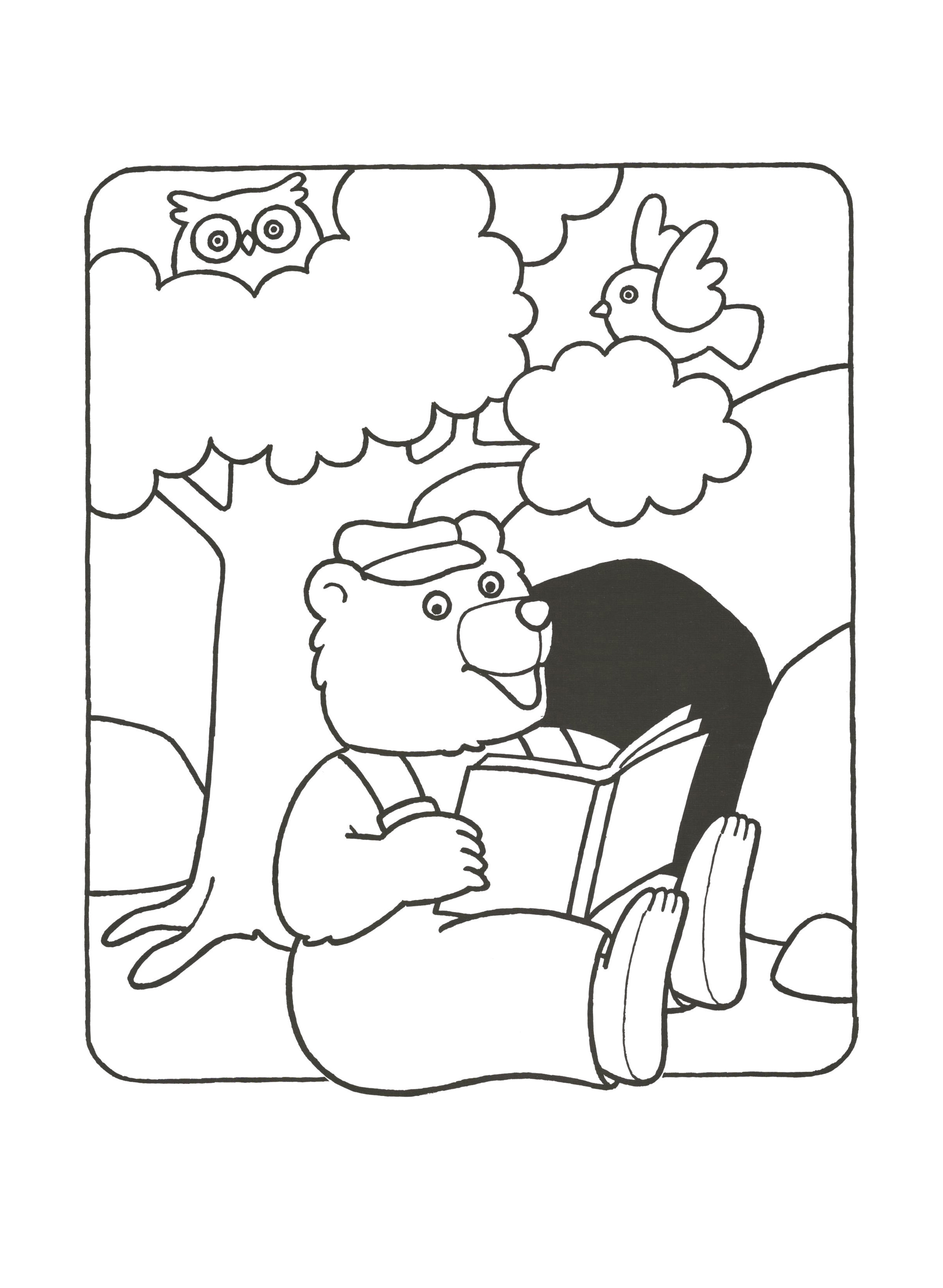 Yo coloreo con el oso Sacrispan