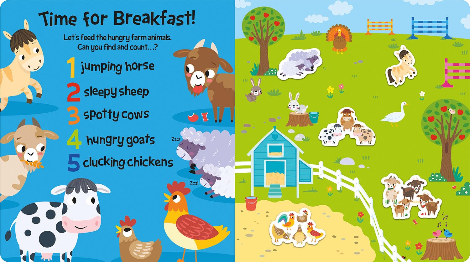 Easy Peely On the Farm - Peel, Stick, Play