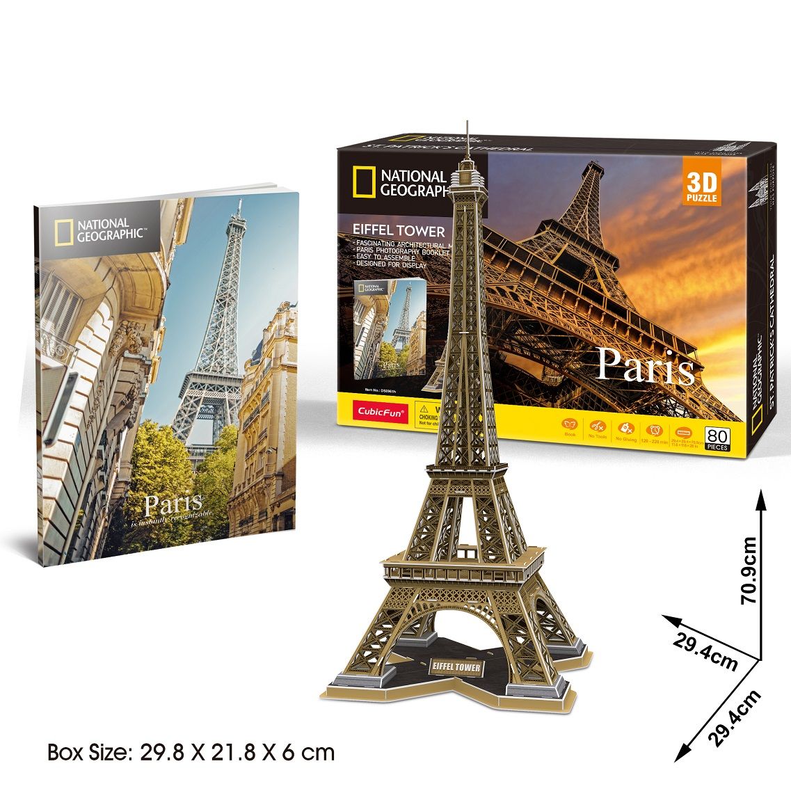 Puzzle 3D Tower Eiffel 80 PCS