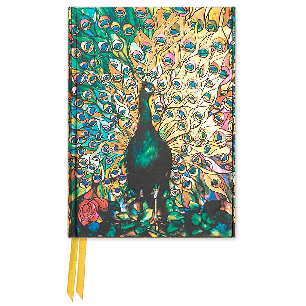 Journal Tiffany Displaying Peacock Pocket