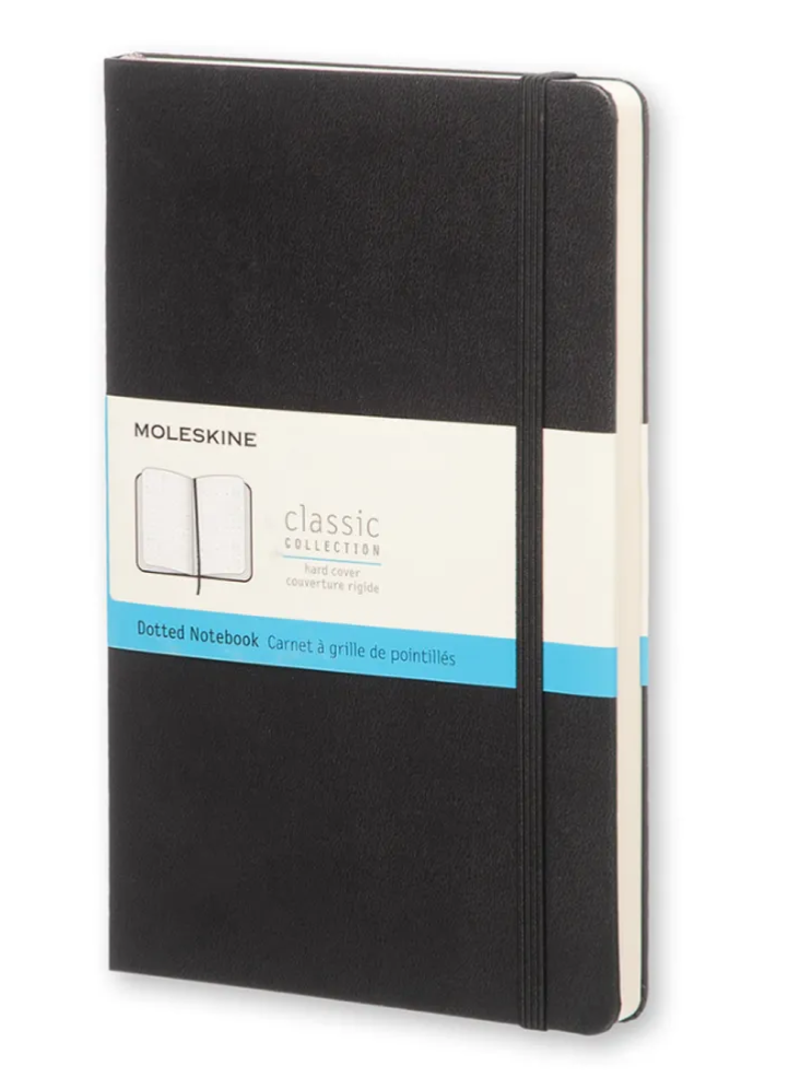 Moleskine Classic Notebook Dotted Black Large