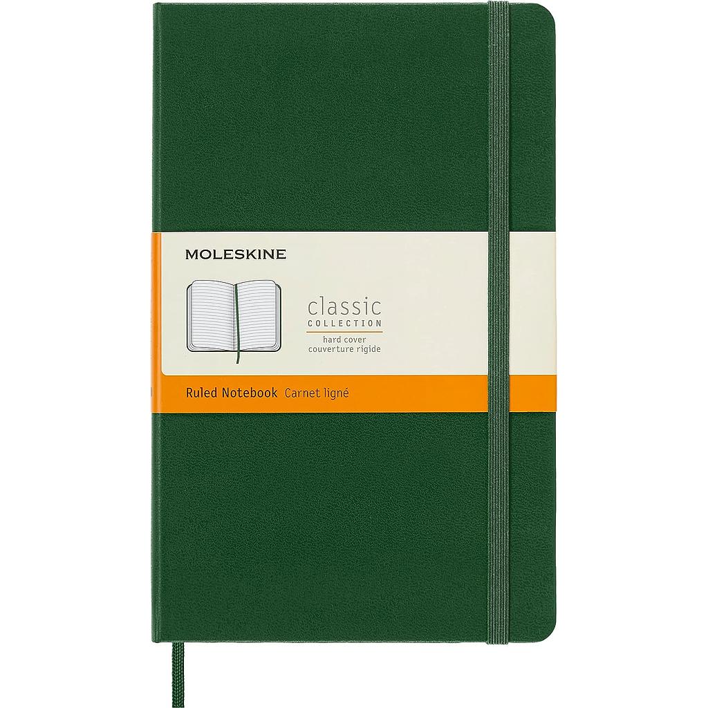 Moleskine Classic Notebook Ruled Green Large