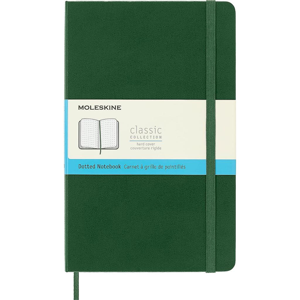 Moleskine Classic Notebook Dotted Green Large