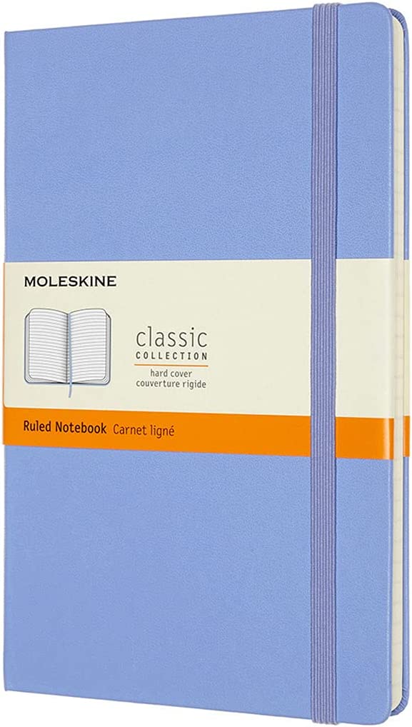 MS Ruled notebook azul