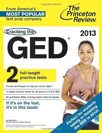 Cracking the GED 2013