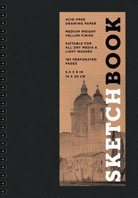 Sketchbook Basic Small Spiral Black