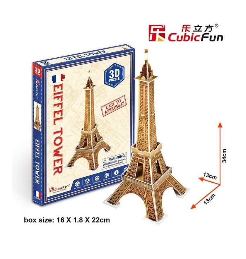 Puzzle 3D Mini Eiffel Tower 20 PCS