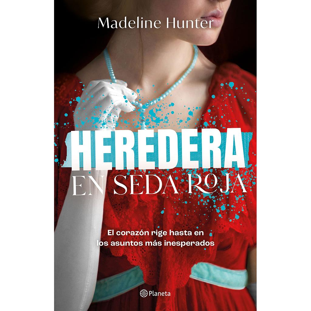 Heredera en seda roja