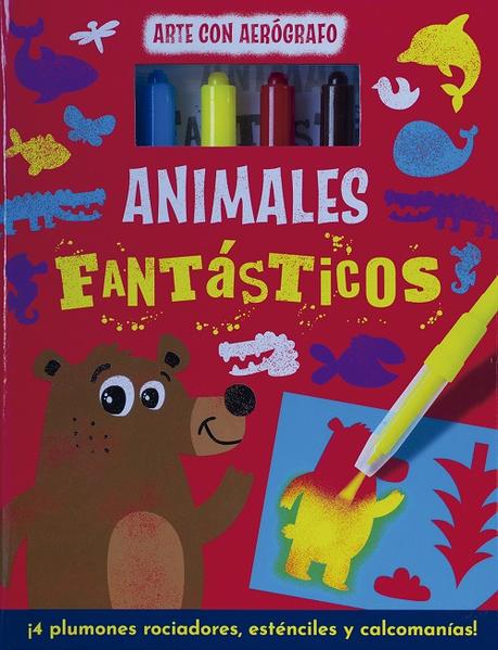 Animales fantasticos arte con aerografo