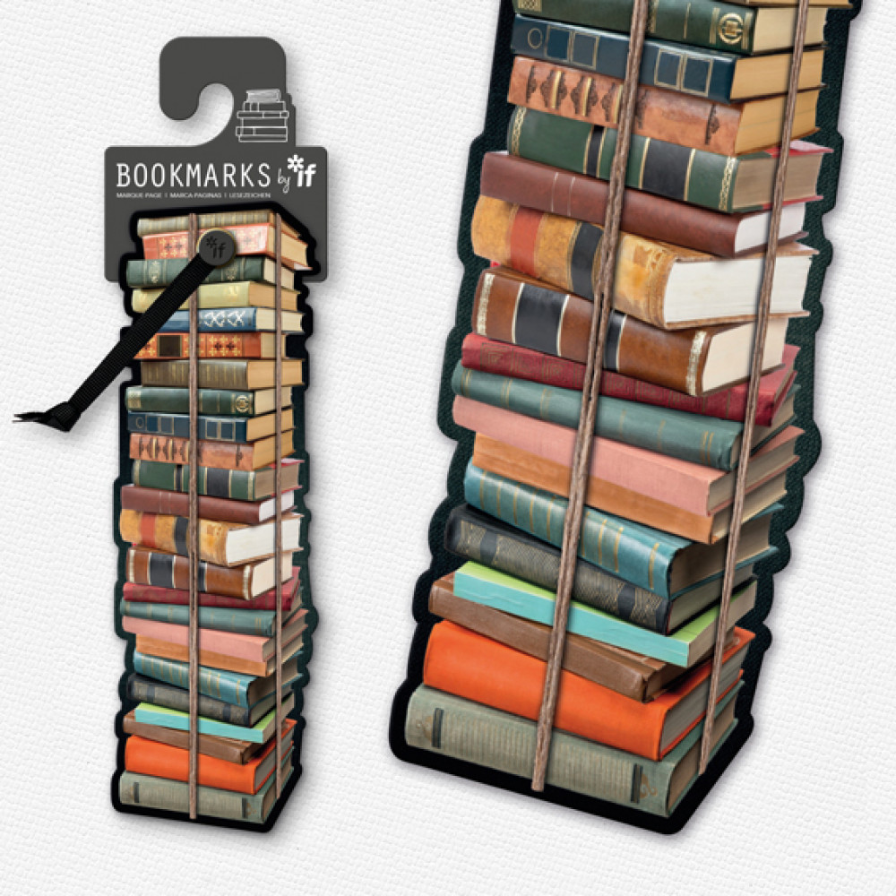 Bookmarks Pile of books