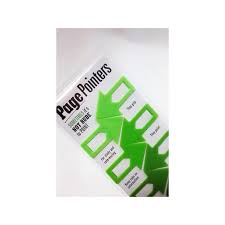 Page pointers green