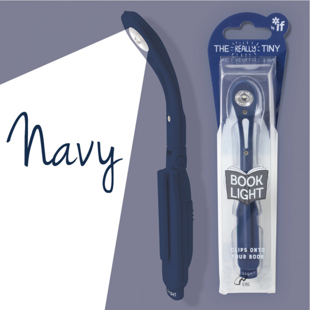 Really tiny book light navy