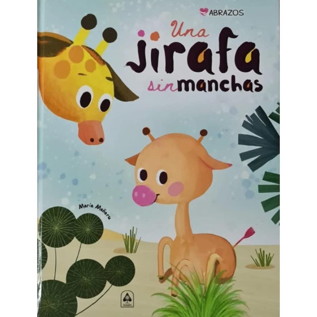 Una jirafa sin manchas