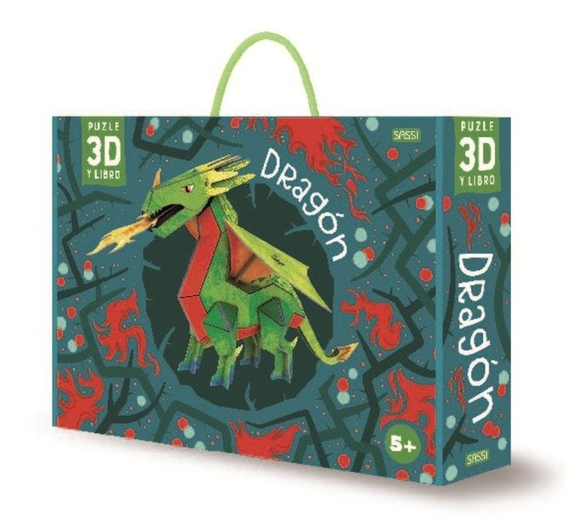 Dragon 3D - libro y puzzle