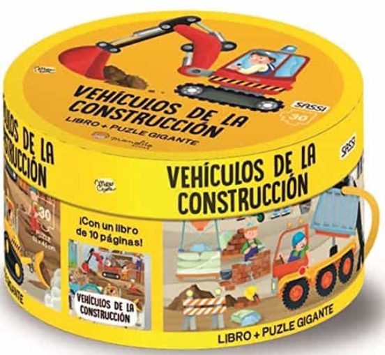 Vehiculos de la construccion - libro y puzzle