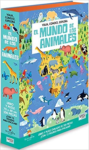 El mundo de los animales - libro y puzzle