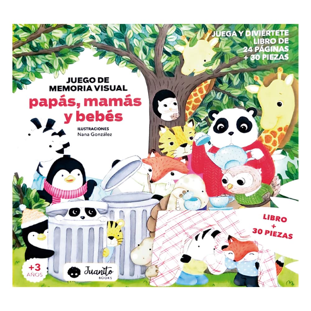 Papas, mamas y bebes - libro y puzzle