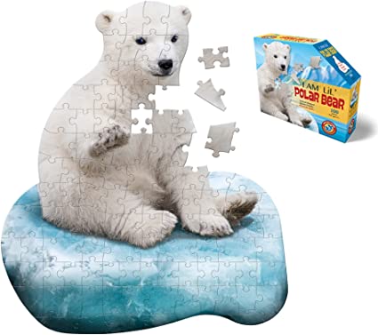 Puzzle I am lil polar bear 100 PCS