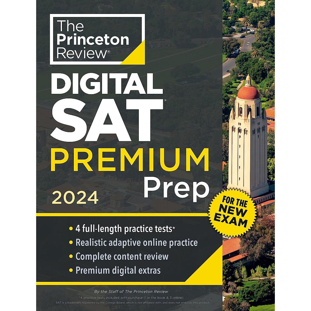 Princeton Review Digital SAT Premium Prep, 2024