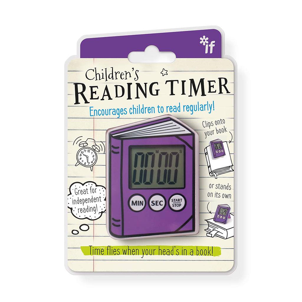 Bookmark Reading Timer - Purple
