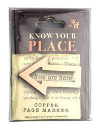 Bookmark Know Your Place Copper