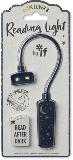 Book Lovers reading light moon & stars