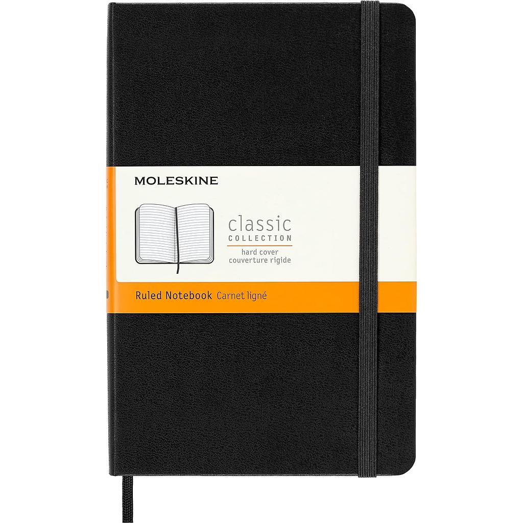 Moleskine Notebook, Medium, Ruled, Black, Hard Cover