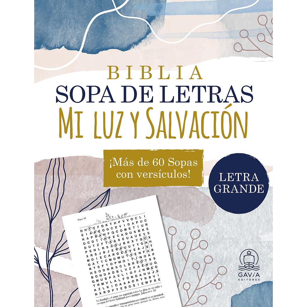 Biblia Sopa de letras mi luz y salvacion