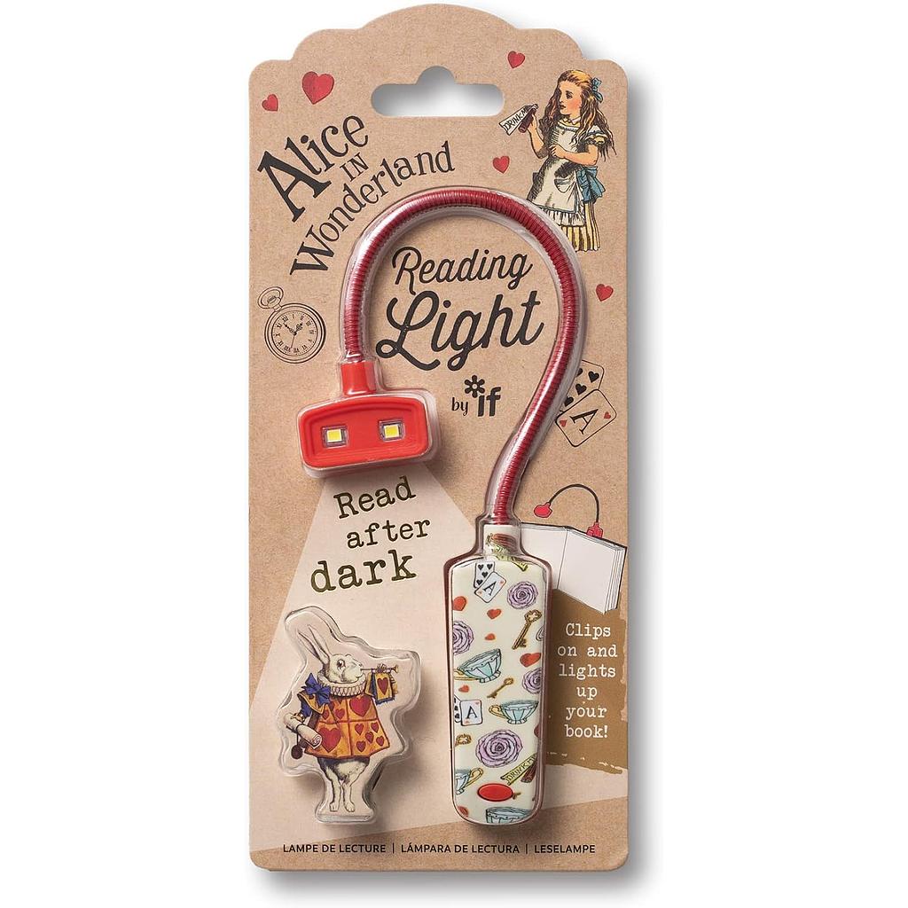 Book Lover's Reading Light - Alice, Red