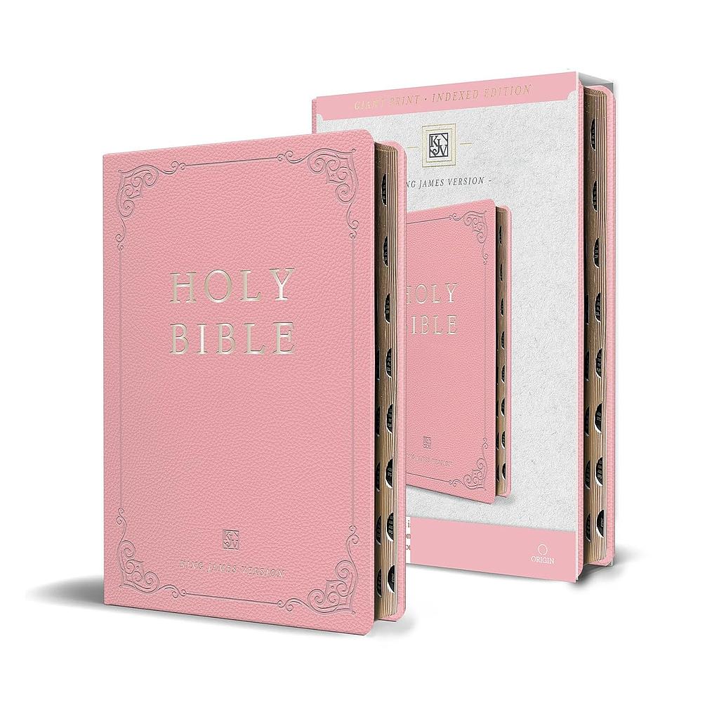 King James Version Holy Bible Pink