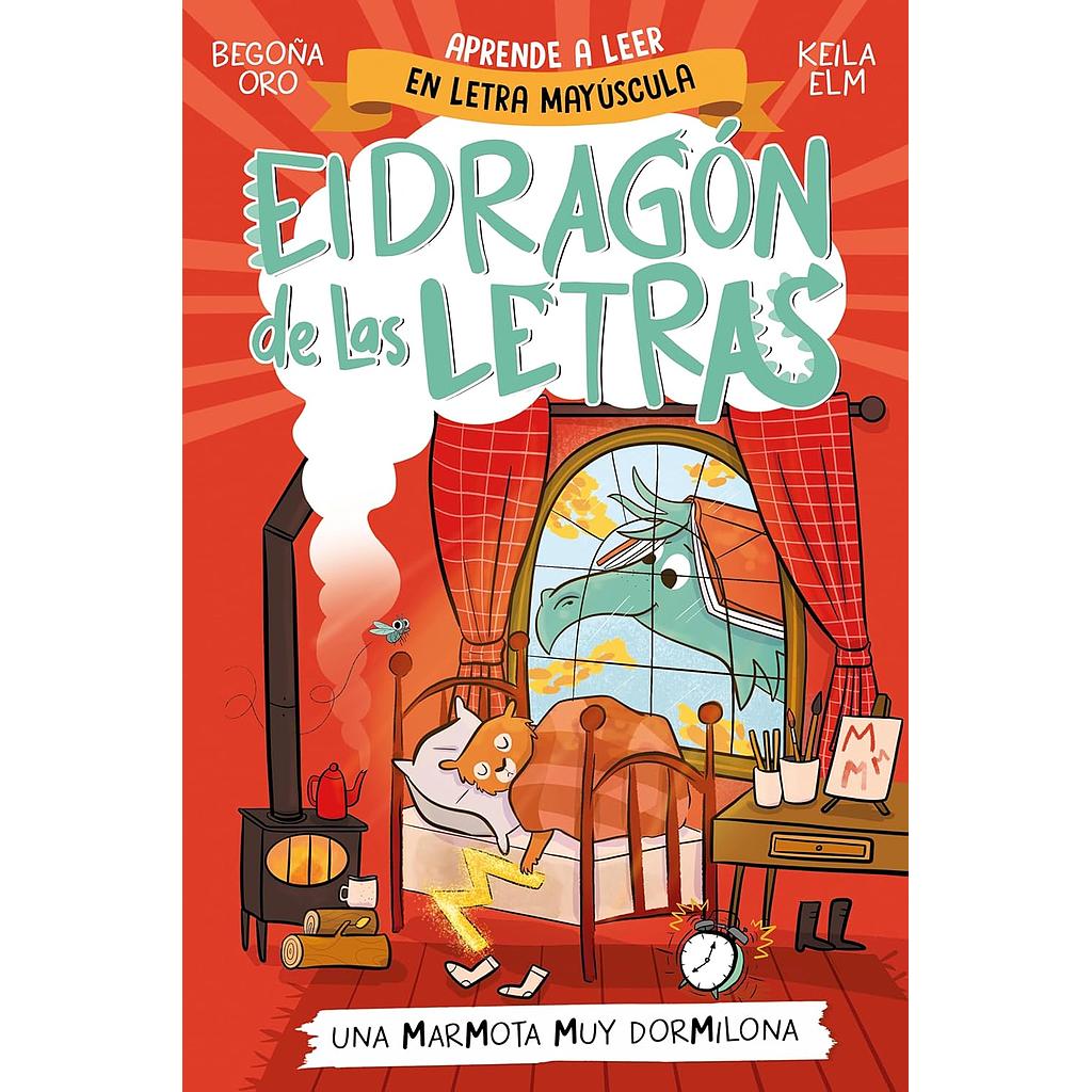 El dragon de las letras 5 Una marmota muy dormilona