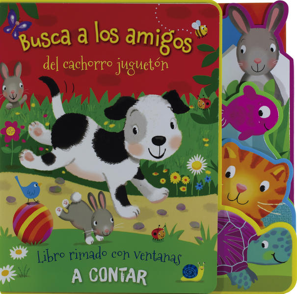 Busca a los amigos del cachorro jugueton
