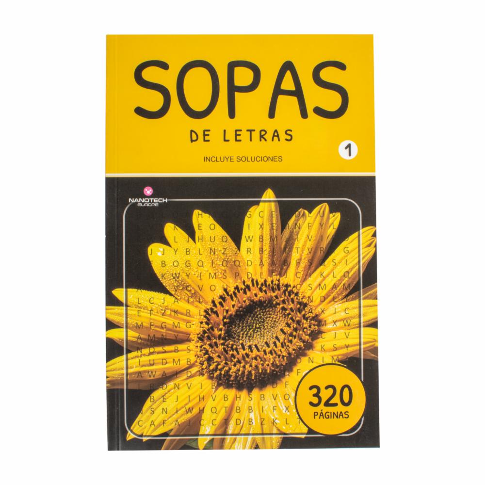 Sopa de letras. Portada Girasoles