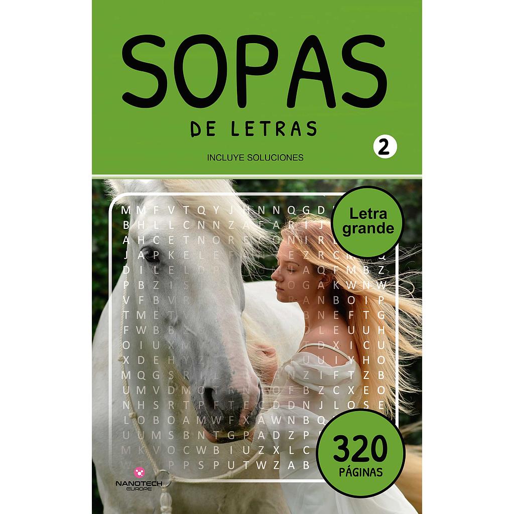Sopas de letras. Portada caballo