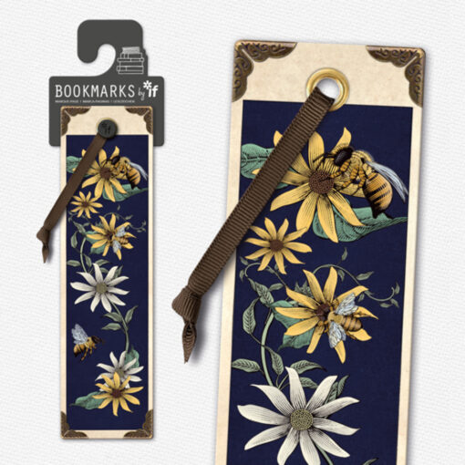 Bookmarks Bees and Flowers