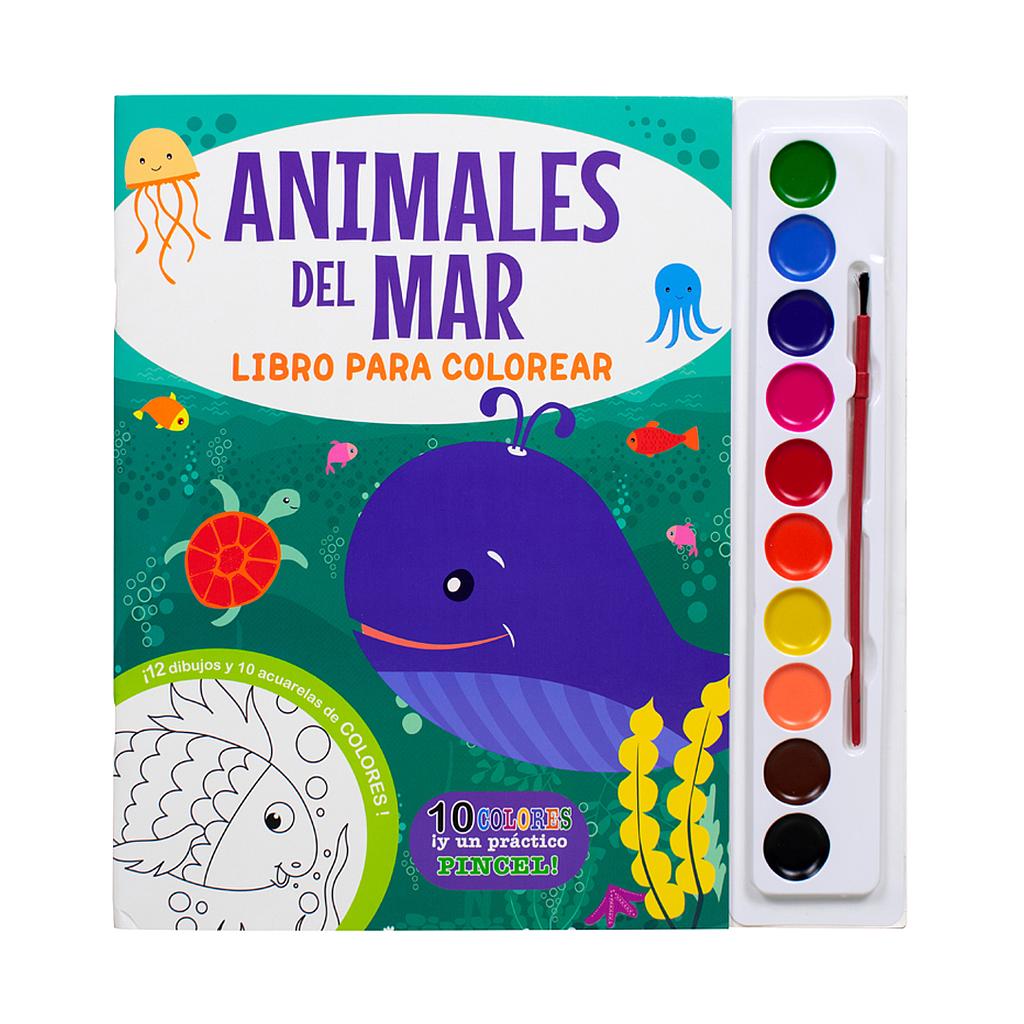 Animales del mar libro para colorear