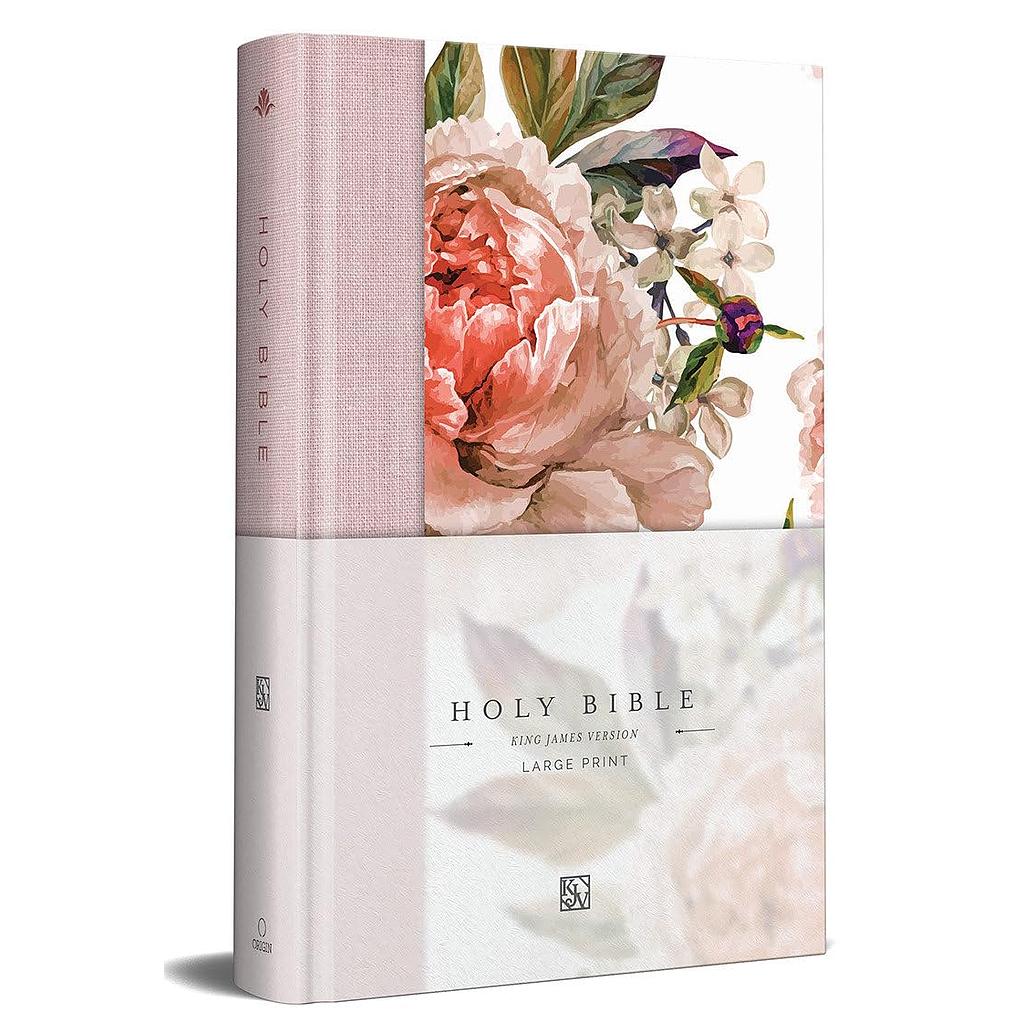 King James Version Holy Bible Hardcover Pink