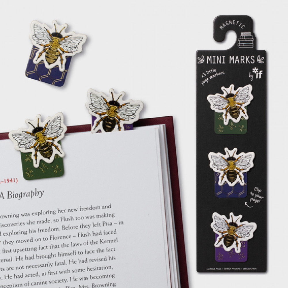 Bookmark Mini - Marks Mangnetic Bees