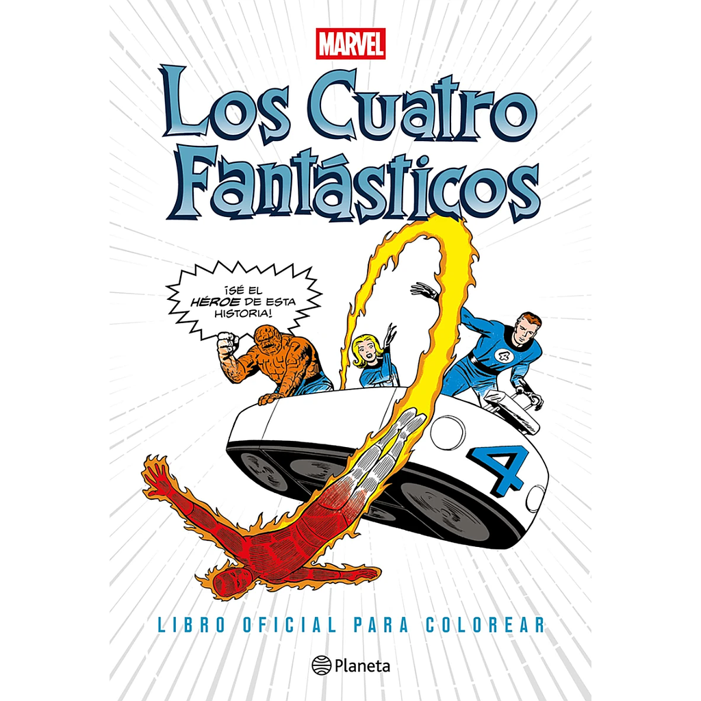 Los cuatro fantasticos libro oficial para colorear