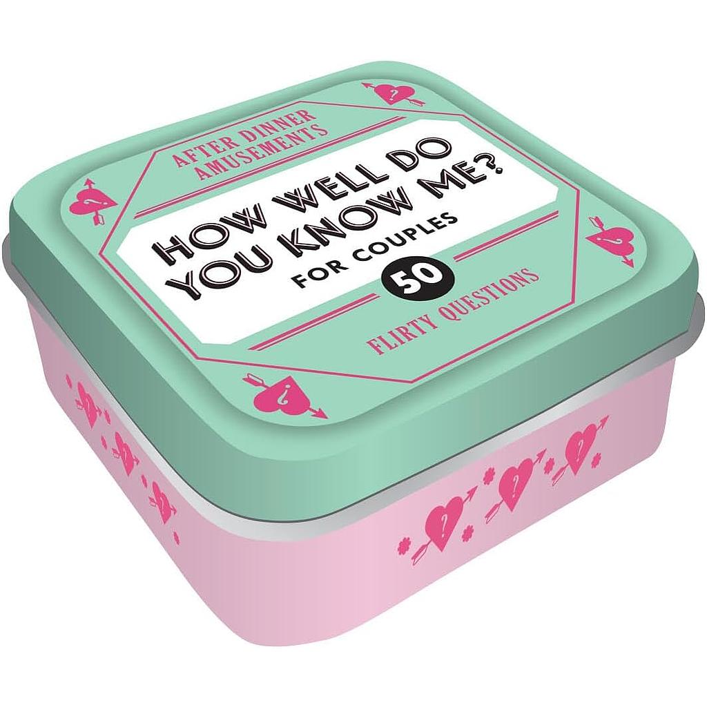 After Dinner Amusements How well do you know me