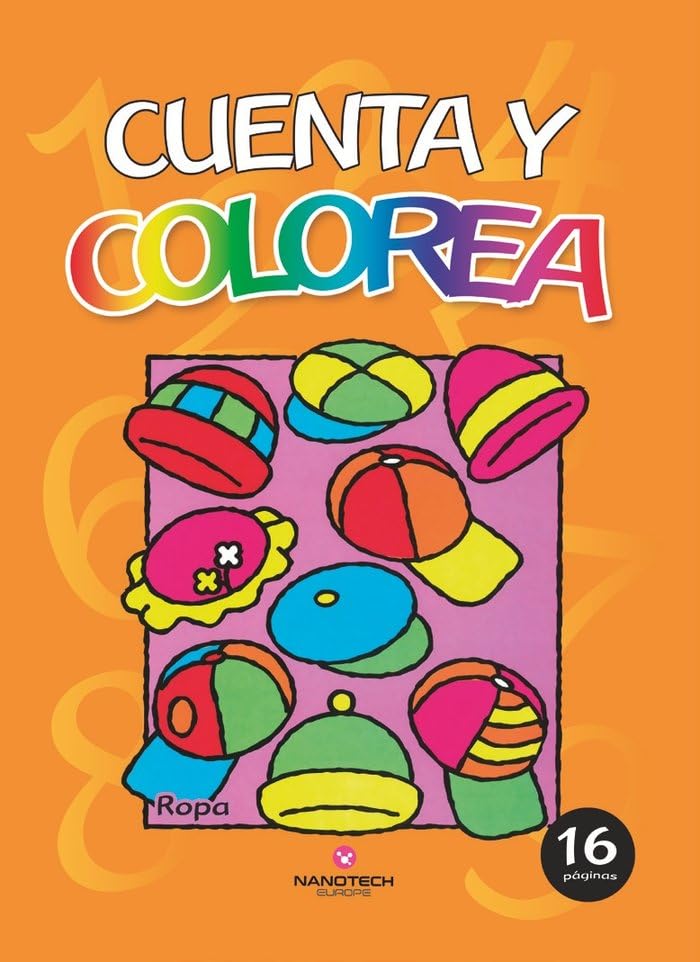Cuenta y colorea: Ropa