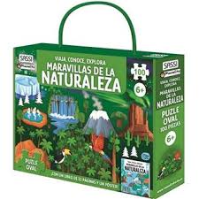 Maravillas de la naturaleza - Libro con puzzle