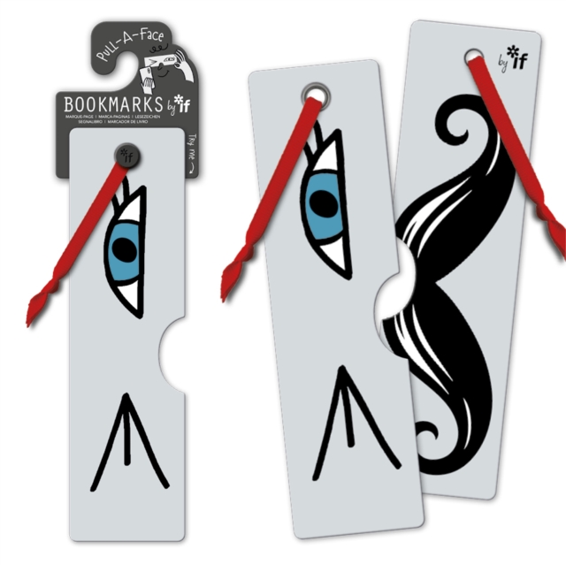 Bookmark Pull - a - Face - Wink
