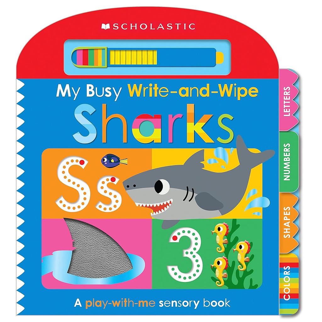 My Busy Write-and-Wipe: Sharks