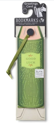 Bookmarks - Greetings Card Good luck