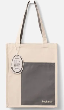 Bolso Bookaroo Charcoal &amp; Cream