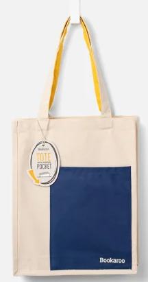 Bolso Bookaroo Navy &amp; Yellow