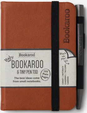 Bookaroo Notebook &amp; Pen Brown