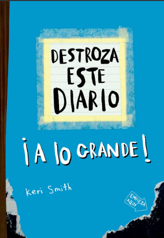 Destroza este diario. A lo grande - Azul fluor