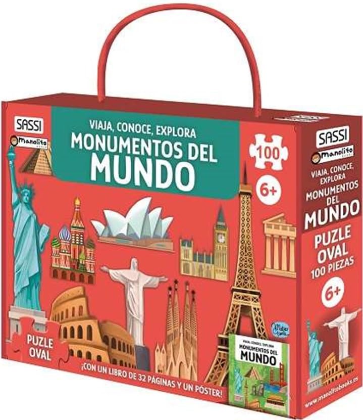 Monumentos del mundo - Libro con puzzle